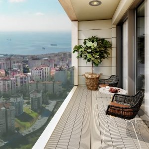 Апартаменты 3+1 Yeni proje istanbul Yasam Marina, стоимость дома в Cтамбуле, здание в Стамбуле